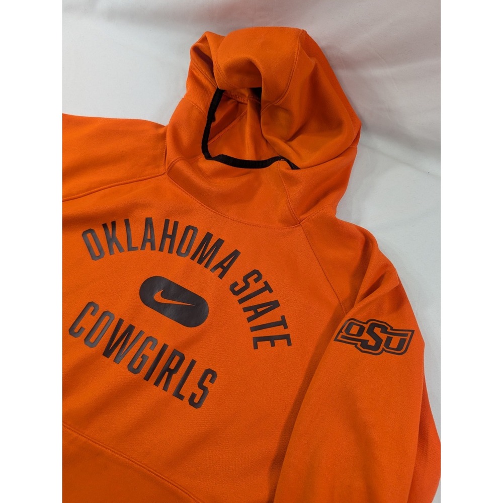 Oklahoma State Cowgirls Hoodie Womens Small Orange Cowgirl Softball Nike Fleece
